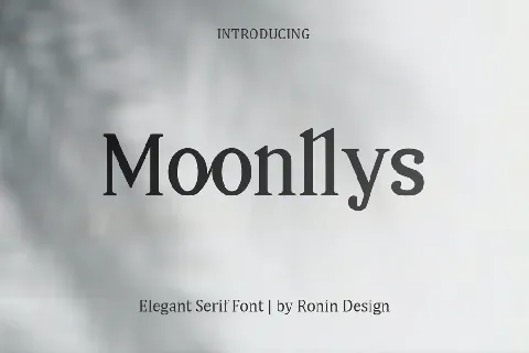 Moonllys font