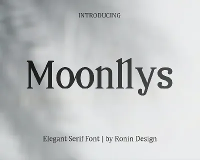 Moonllys font