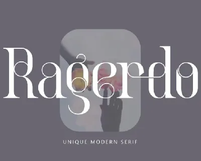 Ragerdo font