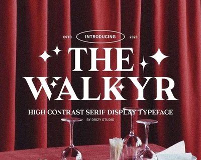 The Walkyr font