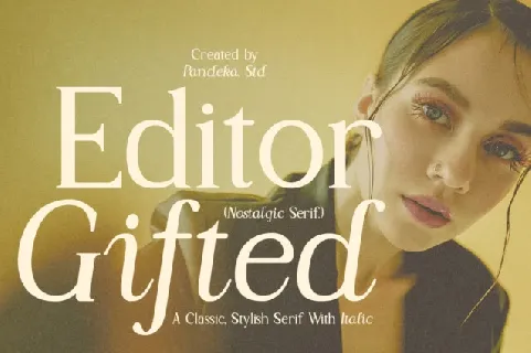 Editor Gifted Typeface font