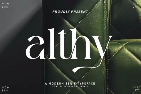 Althy font