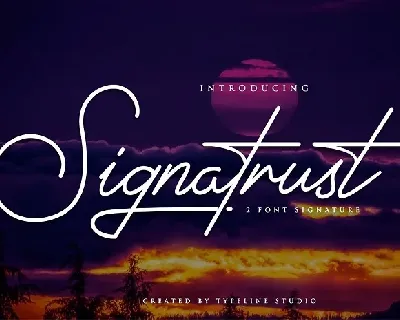 Signatrust Elegant font