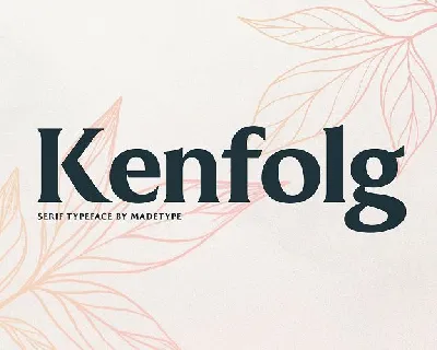 MADE Kenfolg Serif font