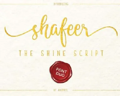 Shafeer Duo Free font