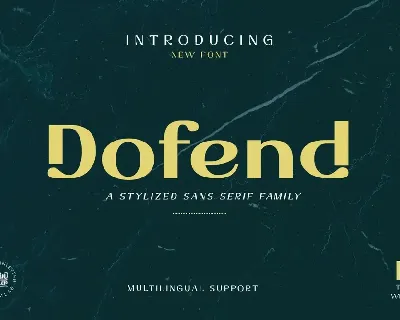 Dofend font