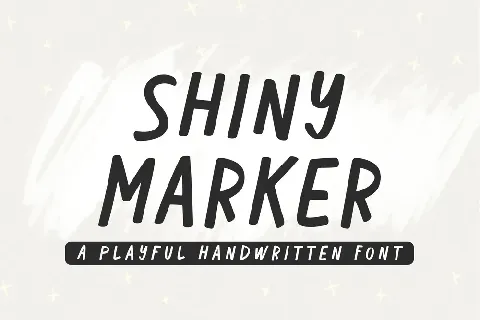 Shiny Marker font