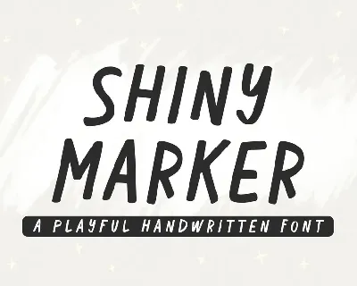 Shiny Marker font