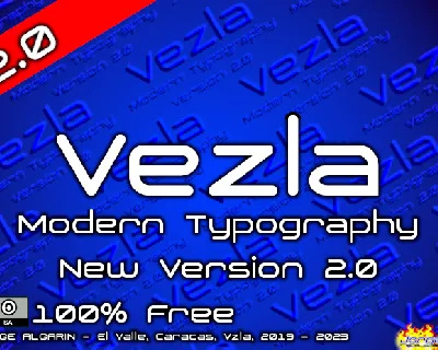 Vezla_2.0 font