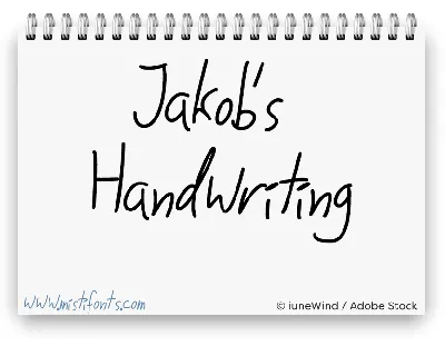 Jakobs Handwriting font