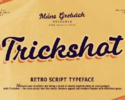 Trickshot font