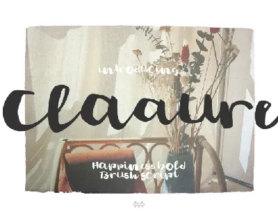 Claaure Script font