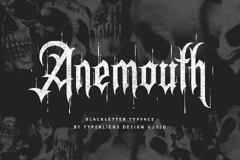 Anemouth font