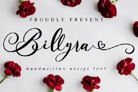 Billyra Calligraphy font