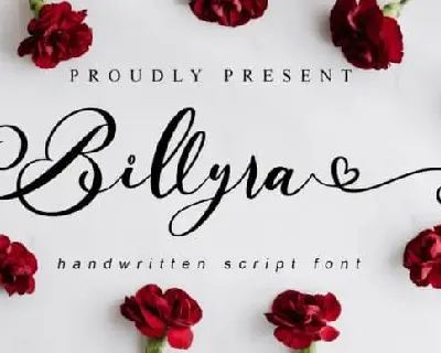 Billyra Calligraphy font