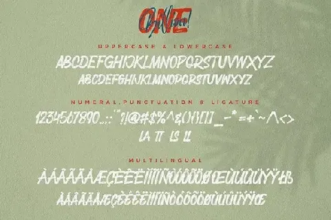 Onebillion Script Duo font