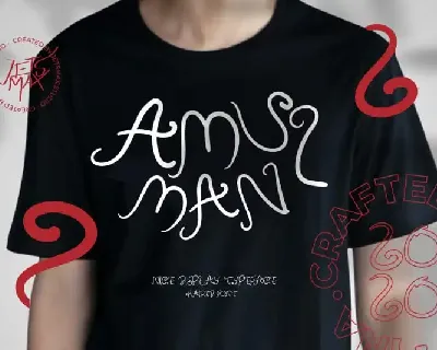 Amulman Modern Curly font