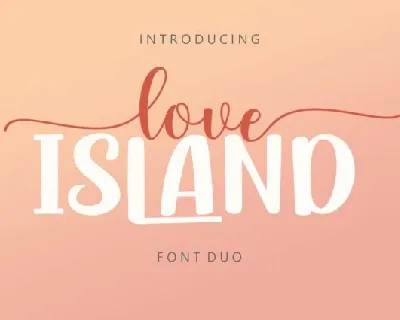 Love Island Duo font