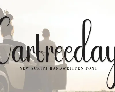 Carfreeday Script font
