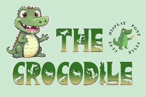 The Crocodile font