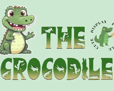 The Crocodile font