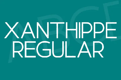 Xanthippe font