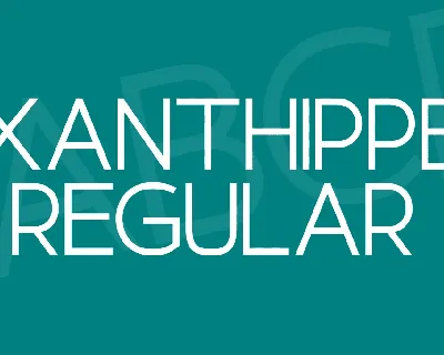 Xanthippe font