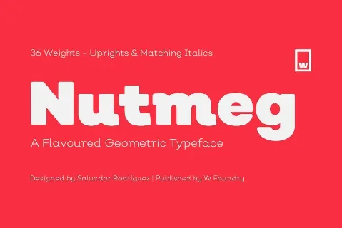 Nutmeg font