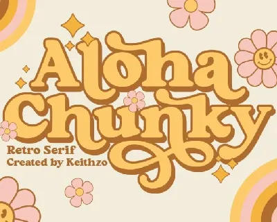 Aloha Chunky font