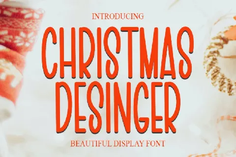 Christmas Designer font