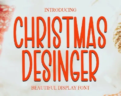 Christmas Designer font
