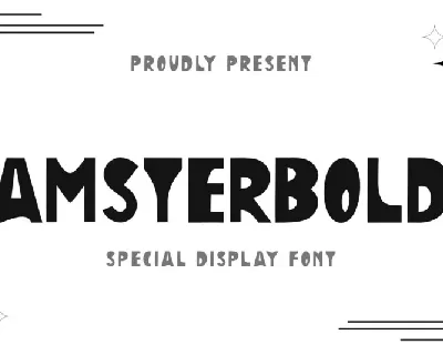 Amsterbold font