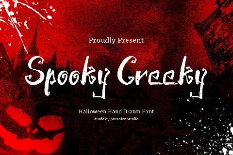 Spooky Creeky font