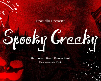 Spooky Creeky font