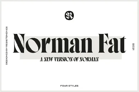 Norman Fat Family font