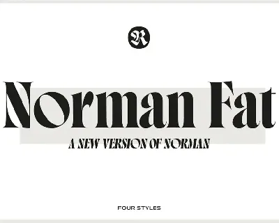 Norman Fat Family font