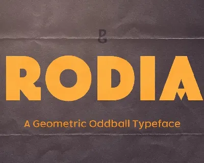 Rodia font