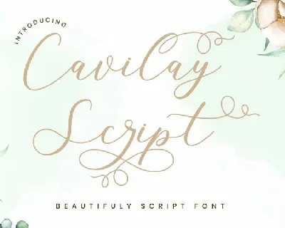 Cavilay Script font