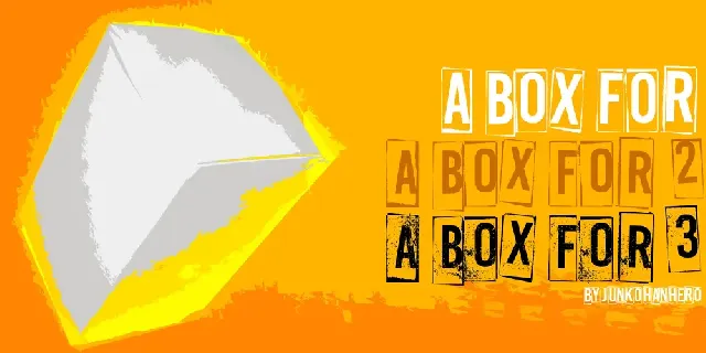 A Box For Family font