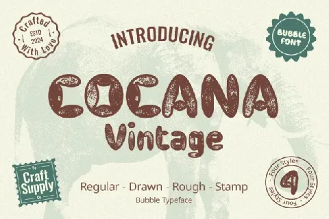 Cocana Vintage font