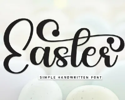 Easter Script font