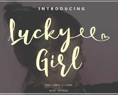 Lucky Girl font