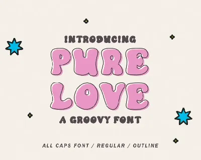 Pure Love font