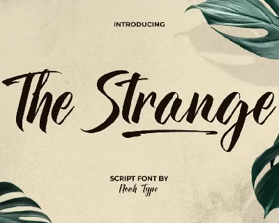 The Strange Demo font