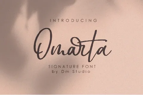 Omarta font