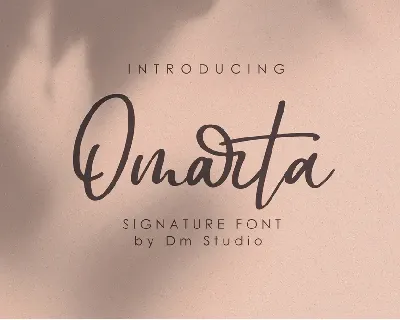 Omarta font