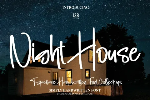 Night House Script font