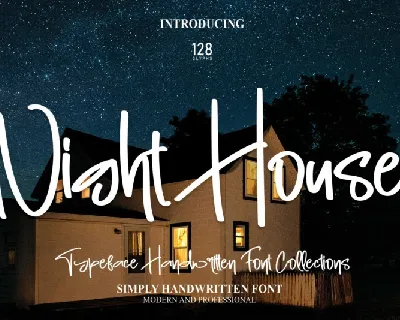 Night House Script font