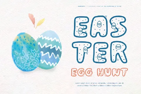 Eggnog – Display font