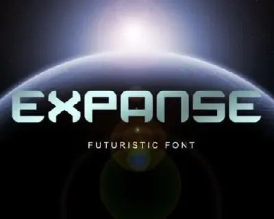 Expanse Display font